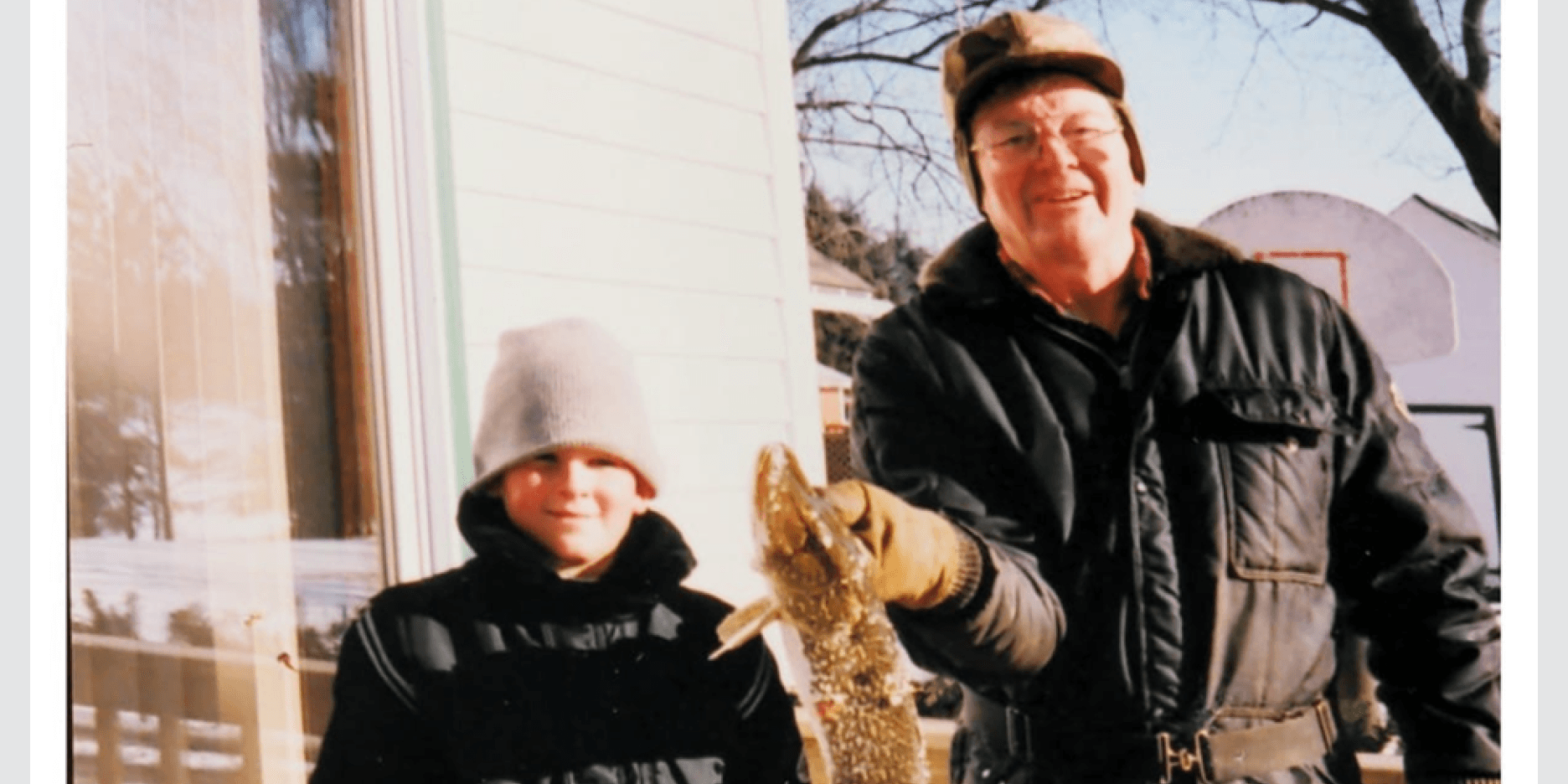 Matt's grandpa fishing