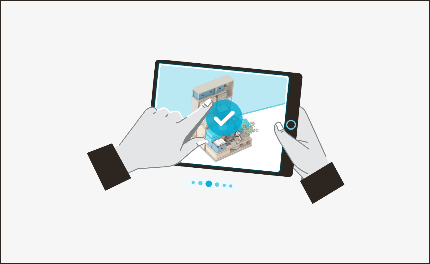 Illustration of booking MYLO storage online